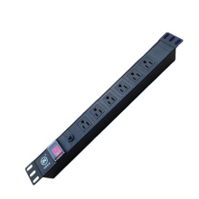 Rack Mounted USA type PDU power distribution unit 19inch PDU